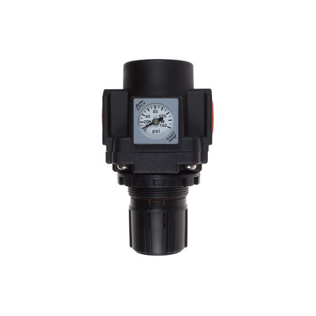 Coilhose Pneumatics RegulatorCompact1/4"w/SquareGauge 29-3R14-0